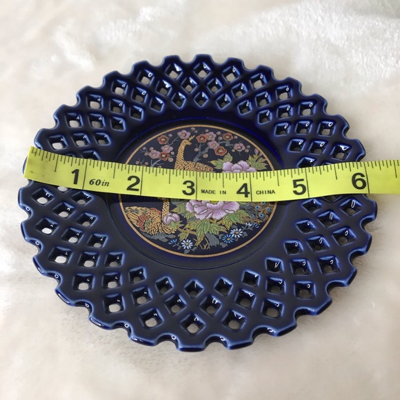 ♥️ SOLD ♥️ VINTAGE Handcrafted Japanese Peacock - Picture 3 of 7